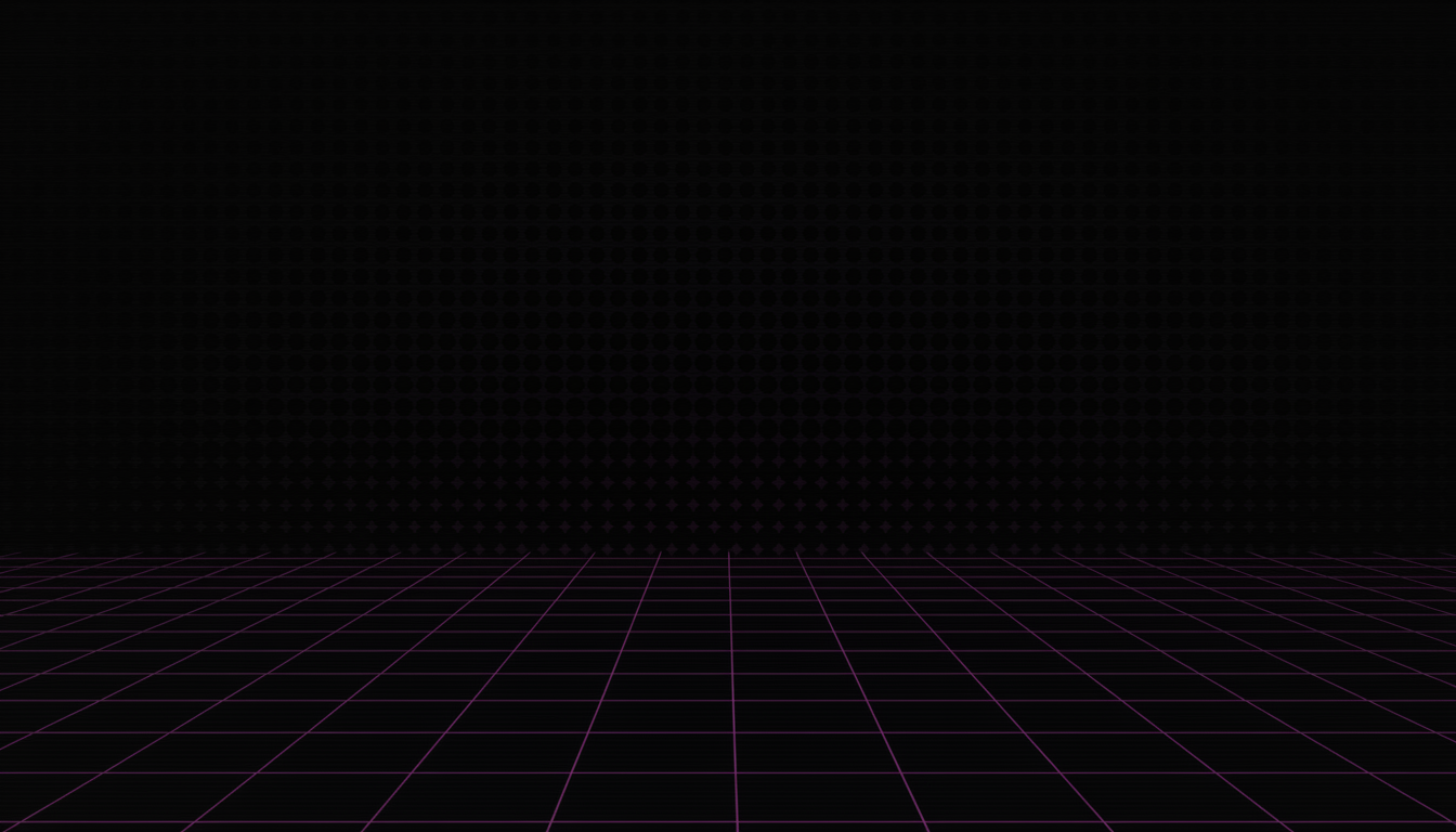 Bright Floppy neon grid